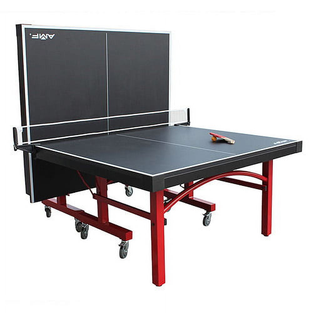 Ping Pong Fury Table Foldable Regulation Size Tennis Table with Paddle Set  