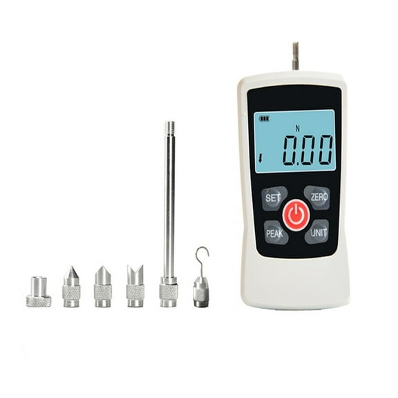 AMF N.M KG LB OZ Four Units Digital Force Gauge Push Pull Force Gauge Digital Hand Dynamometer LCD Screen Hand Grip Dynamometer ,Ergonomic Design