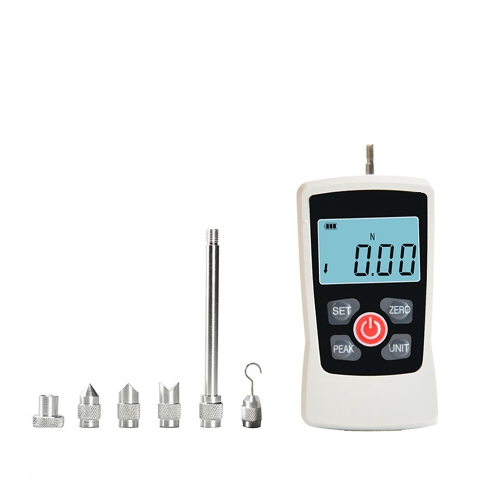 AMF N.M KG LB OZ Portable Force Meter Four Units Digital Force Gauge ...