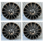 AMG Aluminum 18 inch Wheel 5 Lug, Matte Black Machined Face