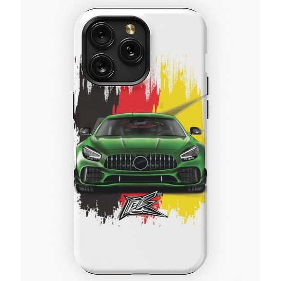 AMG GT Green Mercedes Sports Car Fan Graphic A4237&nbsp;Phone Case for iPhone 11 to 17 Pro Max
