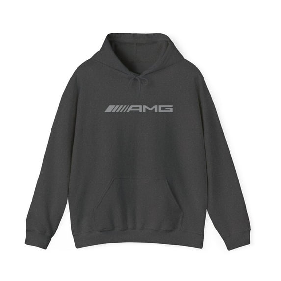 AMG Luxury Racing Hoodie Sweatshirt Pocket Automotive Motorsport Many Colors - Dark Heather / M