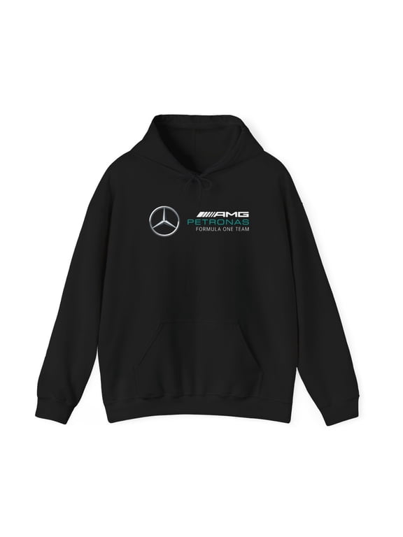 AMG Petronas Formula 1 F1 Racing Sports Team Game Hoodie Sweatshirt Pocket - Black / XL