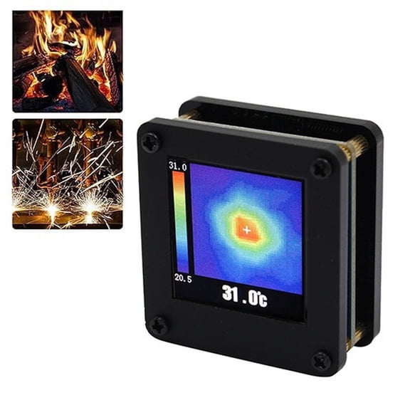 AMG8833 Infrared Thermal Imager Sensor Module 8X8 Array For Accurate Temperature Measurement And Electronic Product Inspection, USB 5V Powered, Compact Design