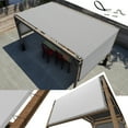 thumbnail image 1 of AMGO 12' x 12' Grey Pergola Sun Shade Canopy Replacement Cover UPF50, Commercial Grade 260 GSM Cloth for Outdoor Patio, Garden, Deck, Backyard (We Make Custom Size), 1 of 7