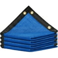 thumbnail image 1 of AMGO 4' x 11' Blue Custom Size Shade Cloth with Grommets - 90% Sunblock, Durable Mesh Fabric Tarp for Dog Kennel Cover, Fence Privacy Screen, Greenhouse, Chicken Coop & Pet Playpen, 1 of 6