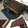 thumbnail image 1 of AMGO 5' x 11' Brown Pergola Sun Shade Canopy Replacement Cover UPF50, Commercial Grade 260 GSM Cloth for Outdoor Patio, Garden, Deck, Backyard (We Make Custom Size), 1 of 7