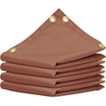 thumbnail image 1 of AMGO 9' x 15' Brown Custom Size Waterproof Shade Cloth with Grommets - 90% Sunblock, Durable Mesh Fabric Tarp for Dog Kennel Cover, Fence Privacy Screen, Greenhouse, Coop & Pet Playpen, 1 of 7