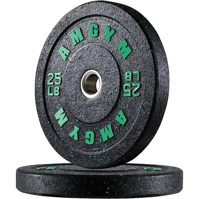 AMGYM Bumper Plates,2Inch Olympic Weight Plates HiBounce for Weight