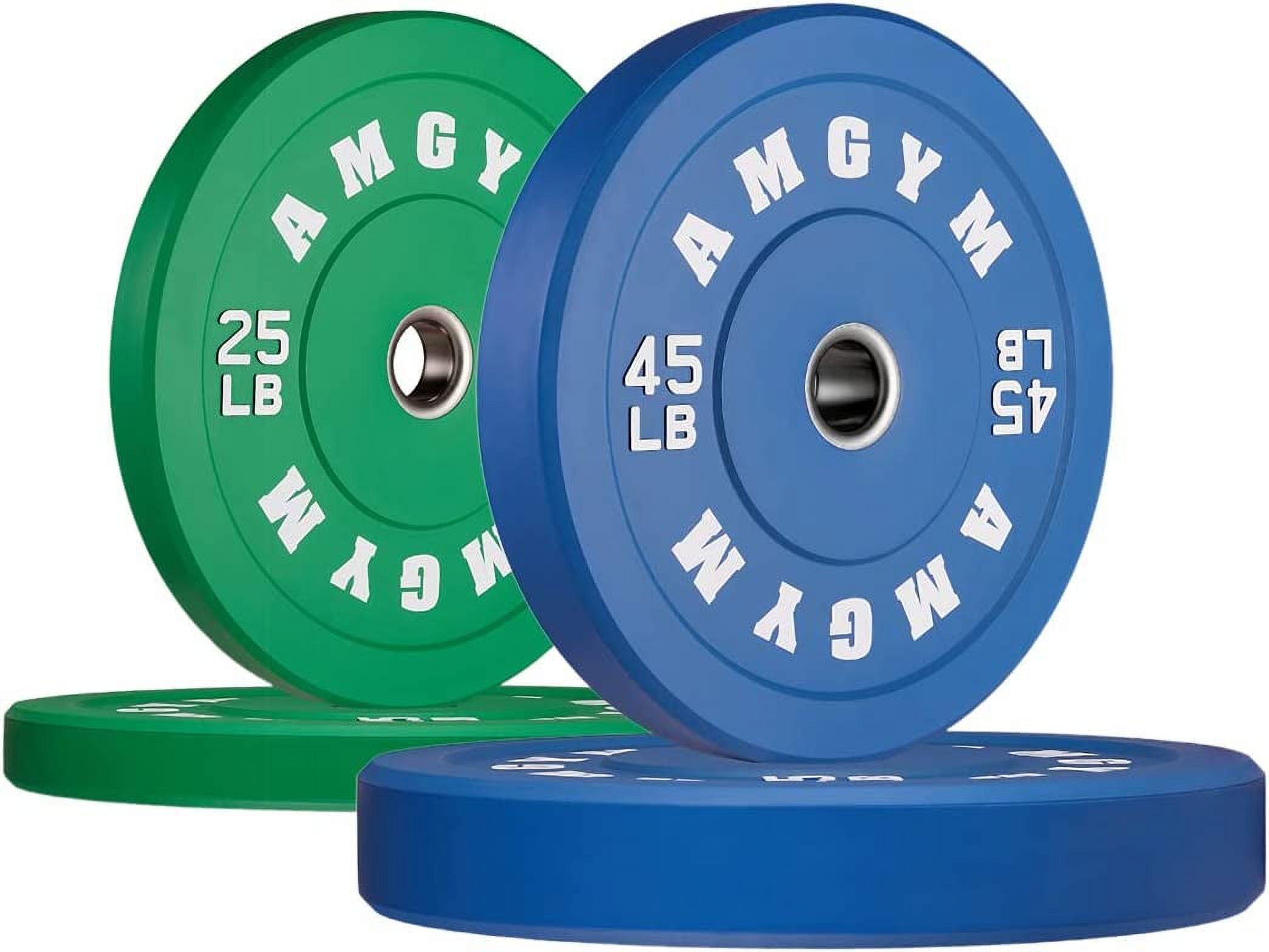 AMGYM Color Olympic Bumper Plate, Weights Plates, Bumper Weight Plate