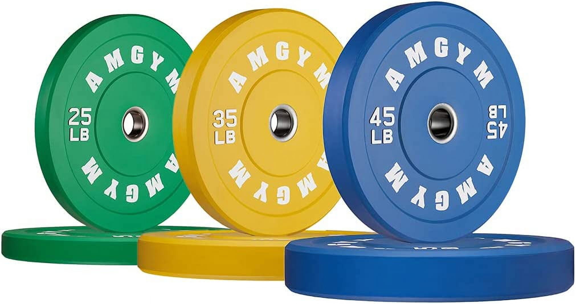AMGYM Color Olympic Bumper Plate, Weights Plates, Bumper Weight Plate