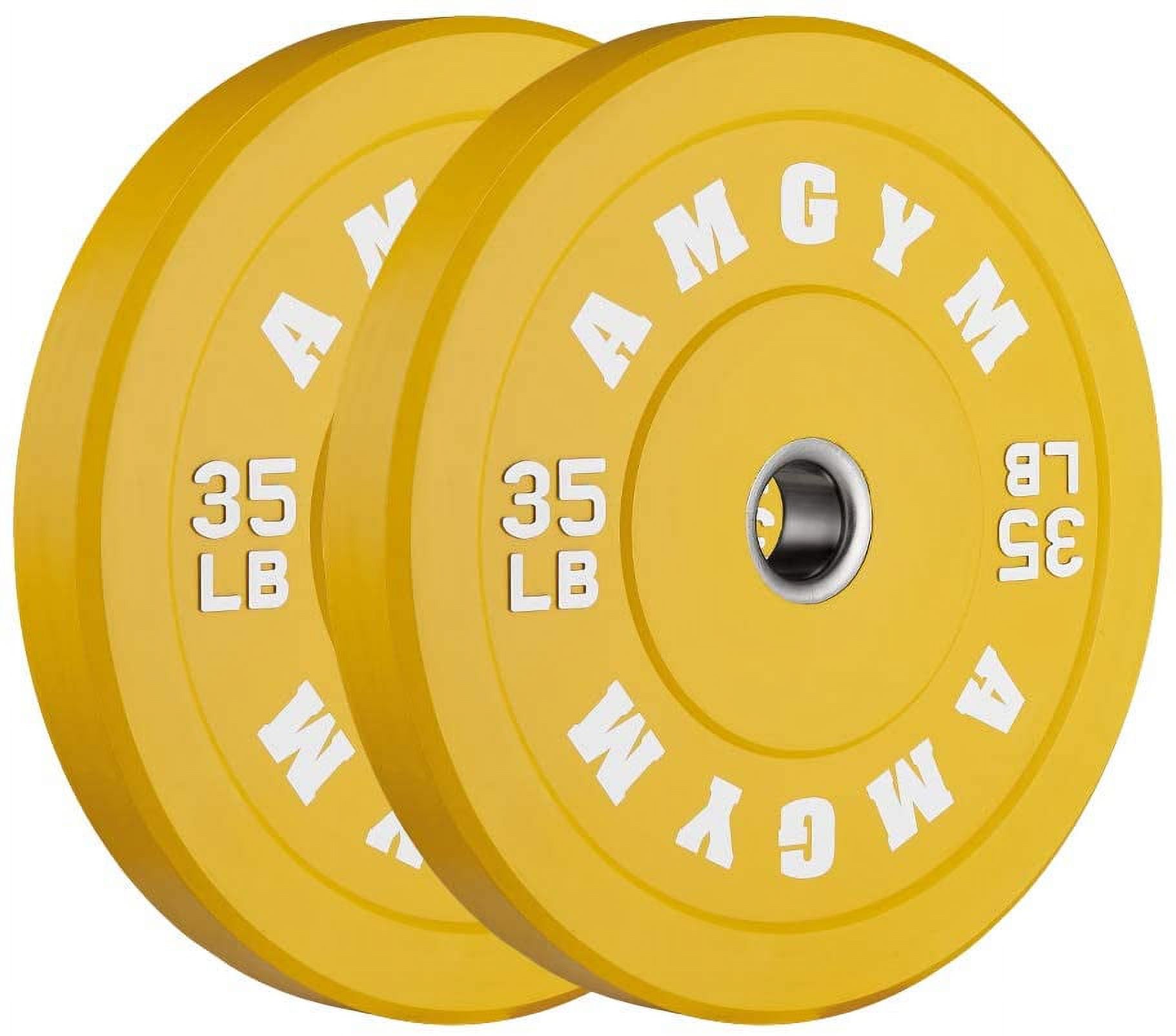 AMGYM Color Olympic Bumper Plate, Weights Plates, Bumper Weight Plate