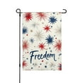 thumbnail image 1 of AMHNF Freedom Linen Garden Flag 12x18 inch, Memorial Day Independence Day Yard Flag for Spring Summer Home Outdoor Garden Decoration, 1 of 5