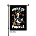 thumbnail image 1 of AMHNF Honkus Ponkus Witch Duck Linen Garden Flag for Halloween Home Outdoor Garden Yard Decor 12x18 inch, 1 of 5