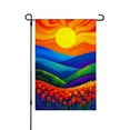 thumbnail image 1 of AMHNF Linen Garden Flag for Spring Summer Home Outdoor Garden Yard Door Decor 12x18 inch, 1 of 5