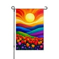 thumbnail image 1 of AMHNF Linen Garden Flag for Spring Summer Home Outdoor Garden Yard Door Decor 12x18 inch, 1 of 5