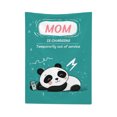thumbnail image 1 of AMHNF Mother's Day Gift Soft Flannel Blanket 60x80 inch with Cute Panda Design for Home Bedroom Sofa Nap, 1 of 5