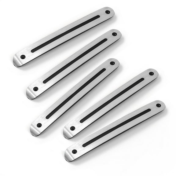 AMI All Sales 3525K Billet Exterior Door Handle Inserts, Black (Pack of 5)