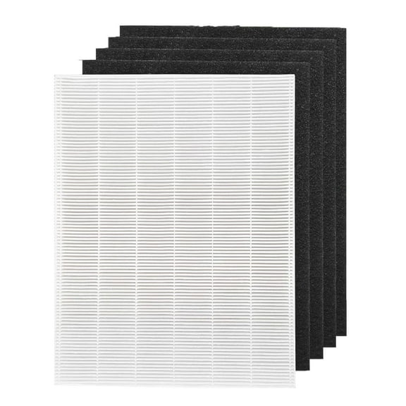 AMI PARTS 115115 True HEPA Filter Replacement A for Winix C535 5300 Air Purifier with 4 Carbon Pre-Filters