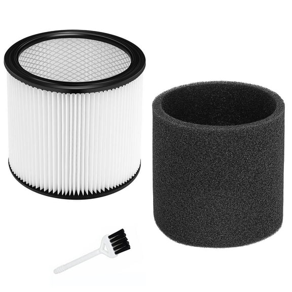 AMI PARTS 90304 Filter Cartridge Replacement and Foam Sleeve Filter for Shop Vac 90304 Type U 90350 90333 Vacuum Cleaner