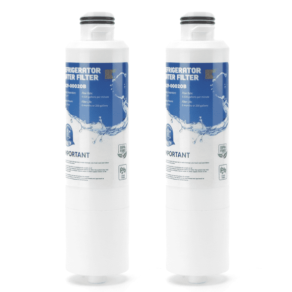 AMI PARTS Replacement Refrigerator Water Filter DA2900020B for HAF-CIN/EXP DA2900020B-2, 2 Packs