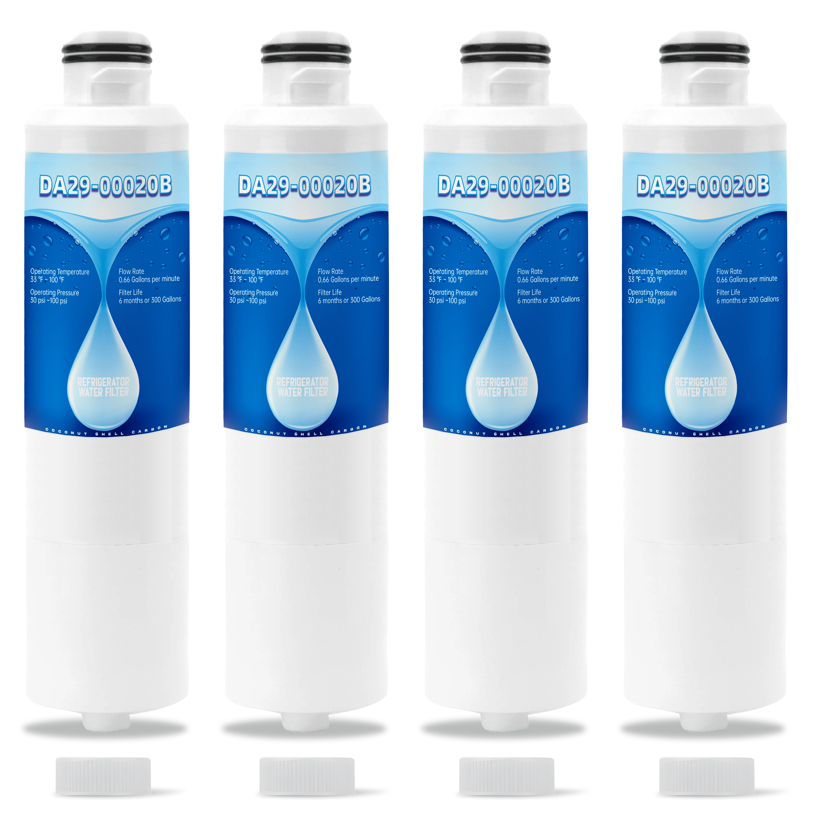 AMI PARTS DA29-00020B Refrigerator Water Filter Replacement for HAF-CIN/EXP, 46-9101, RF4267HARS