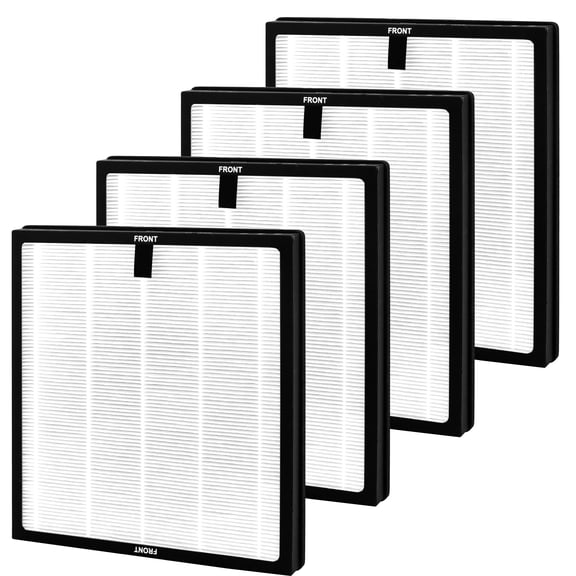 AMI PARTS HEPA Filter for Air Purifier HY4866 - 4 Pack H13 Ture HEPA Replacement Filter