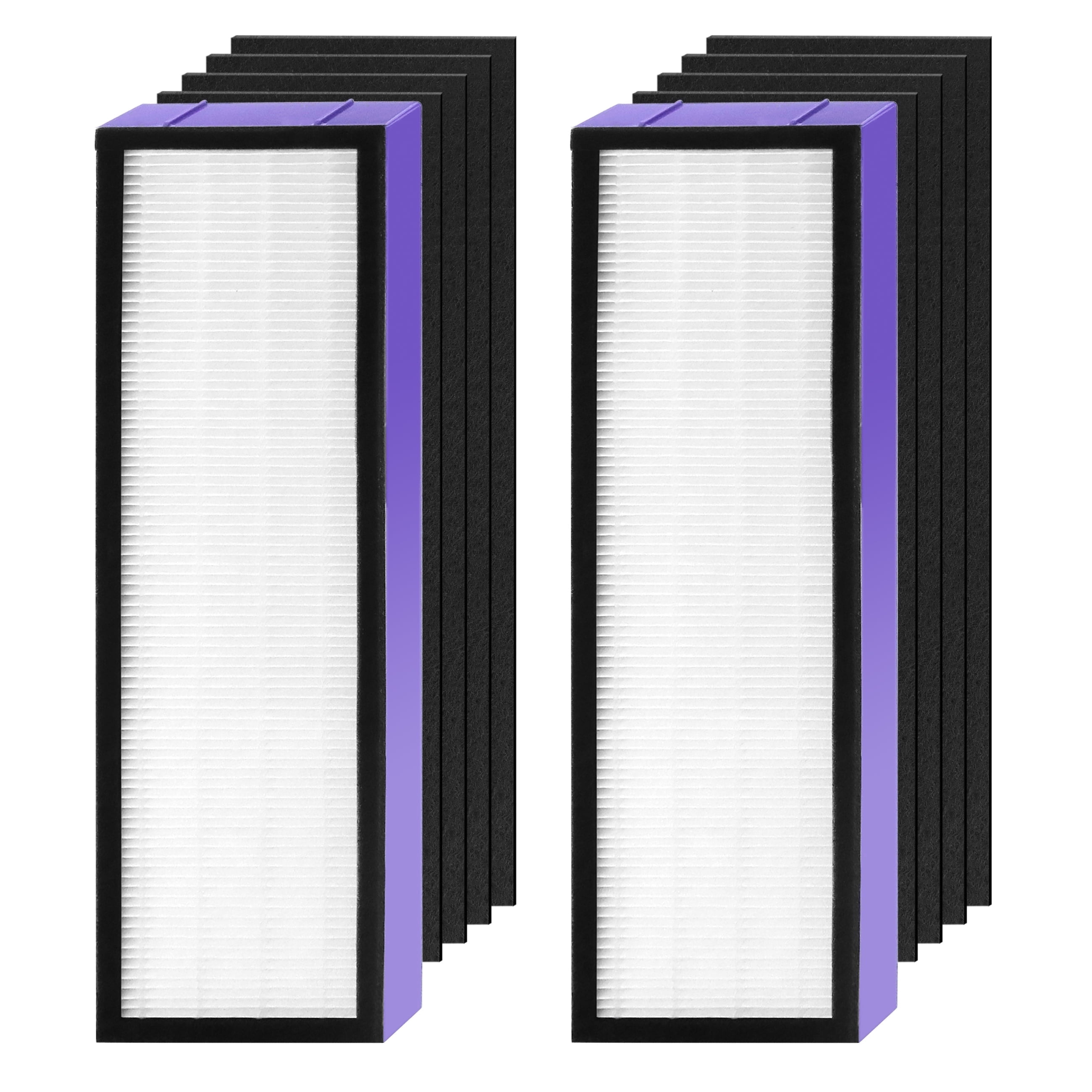 AMI PARTS FLT4825 True HEPA Filter B Replacement Activated Carbon Pre-Filters Compatible with Air Purifier AC4825 AC4300, AC4900, AC4800