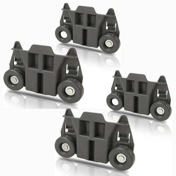 AMI PARTS W10195417 W10195417V Lower Wheels Dishwasher Dish Rack Wheel for Whirlpool WPW10195417VP