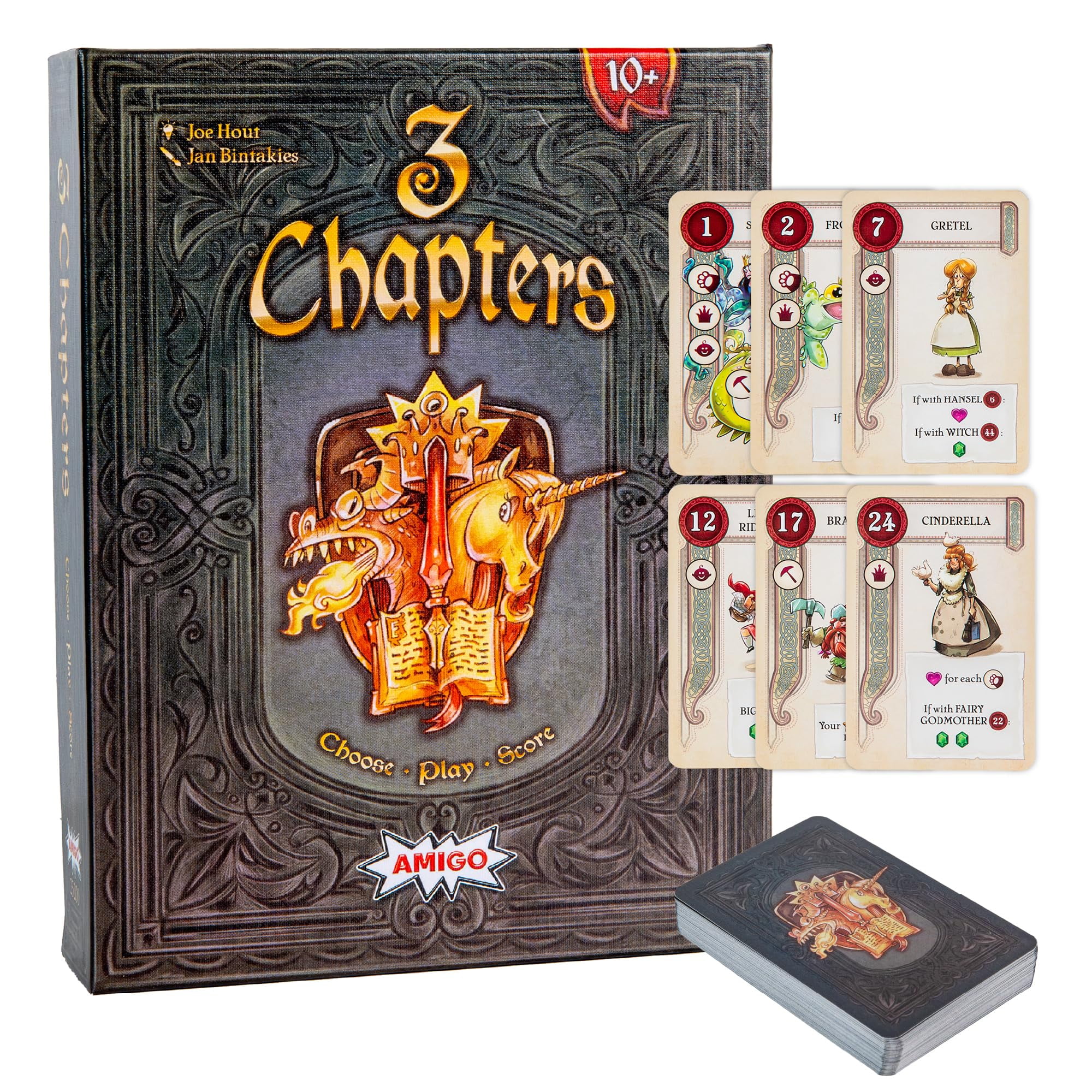AMIGO Games 3 Chapters – Strategic Fairy Tale Trick-Taking Card Game ...