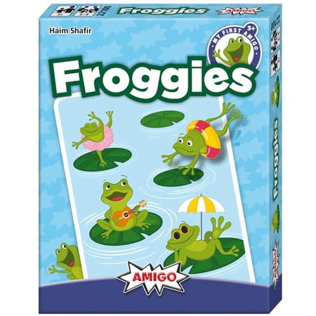 AMIGO Games My First AMIGO Card Game: Froggies, Pack of 2