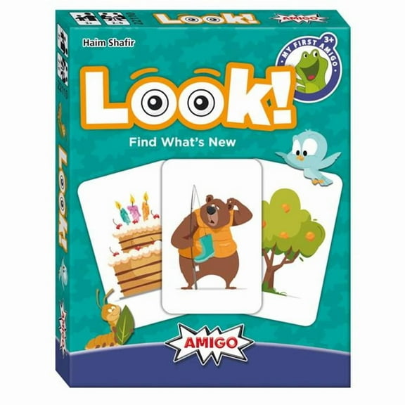 AMIGO Games My First AMIGO Card Game: Look!, Pack of 2