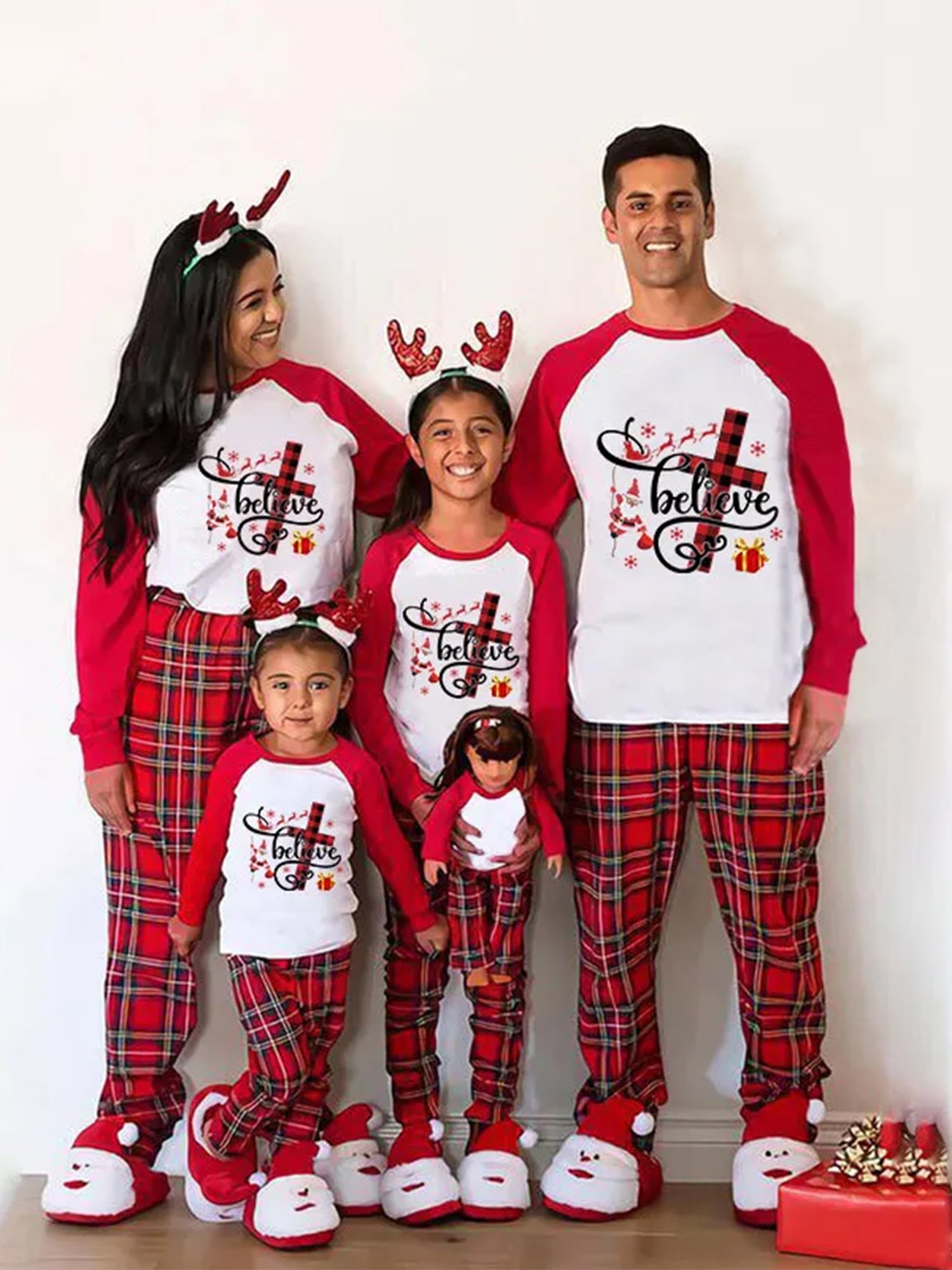 AMILIEe Matching Family Christmas Pajamas Letter Liberia Ubuy