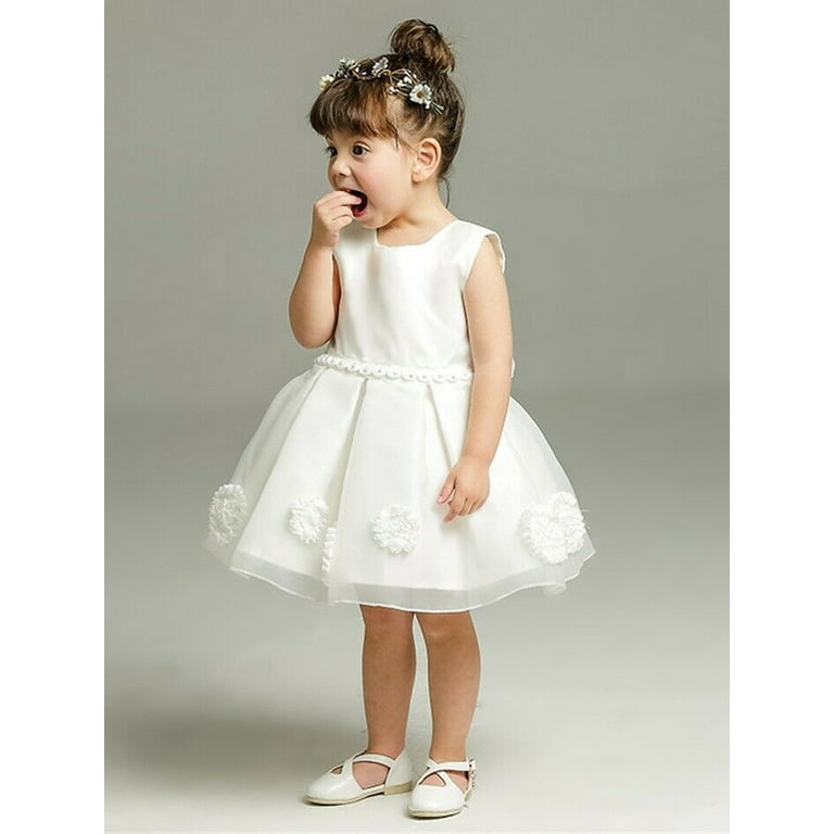 Wedding Dress Baptism Dresses For Year Olds Ball Gown Cute Toddler