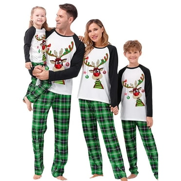 Youweixiong Matching Family Christmas Pajamas Sets Gnome Truck Print ...