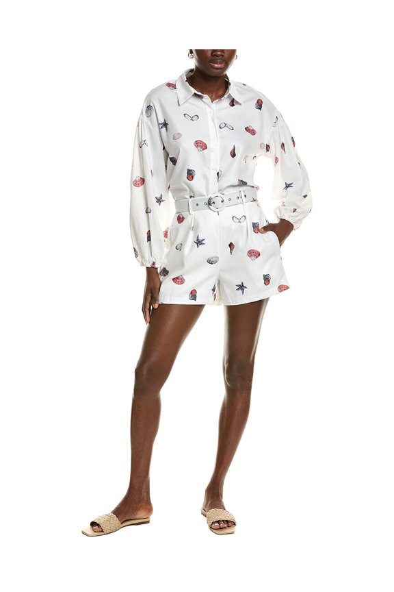 womens 2pc Shirt & Short Set, 4