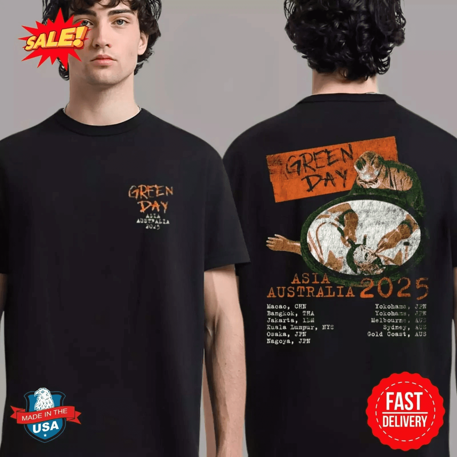 AMINO Tee Green Tee Day Asia And Australia 2025 Tour Merch