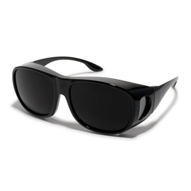 AMIR Fit Over Glasses Super Dark Cat 4 Darkest Lens Max Coverage UV400 Sunglasses