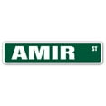 thumbnail image 1 of AMIR Street Sign Childrens Name Room Sign | Indoor/Outdoor |  30" Wide, 1 of 5