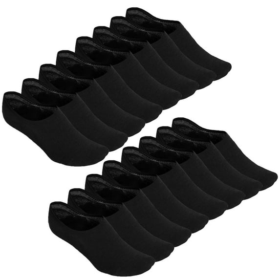 AMITOFO No Show Socks for Women Cotton Invisible Liner Socks No Slip Socks with Gel Tab,8 Pairs