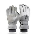 AMITOFO Winter Gloves, Women Men Snow Ski Gloves with Warm Thermal