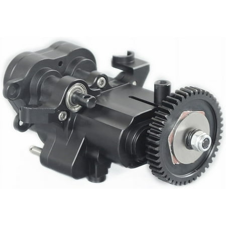 AMK 32P 2-Speed TRX4 Transmission Case Metal Transfer Gearbox for 1/10 RC Crawler TRX6 Upgrades