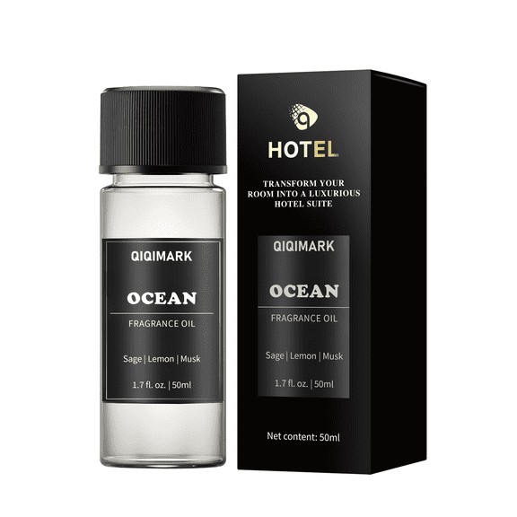 AMK Ocean Fragrance Oil for Diffusers, Hotel Inspired Aroma Oil Refill, 1.7 fl oz (50 mL), Home and Office Scent