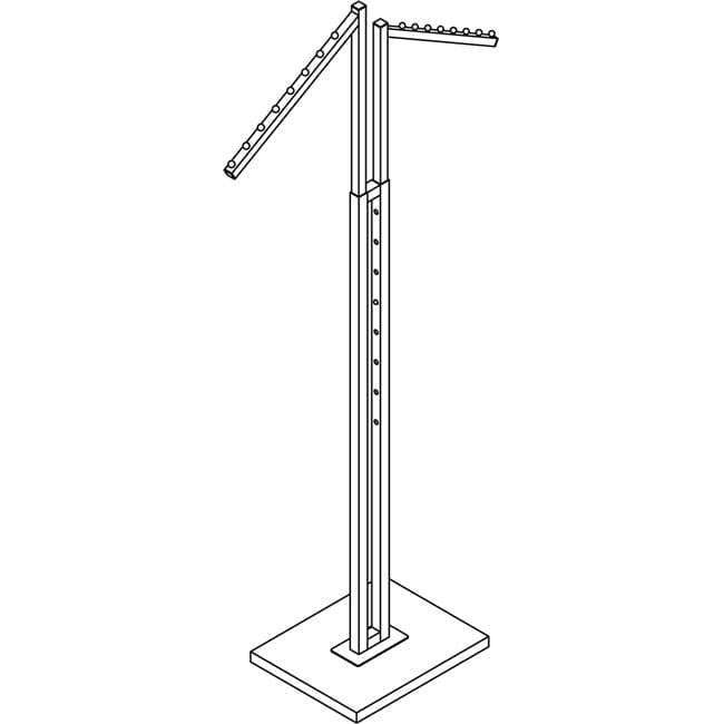 4-Way w/ Slant Arms - Square Tubing main image 1