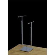 AMKO 2-Tier Jewelry Stand, Chrome