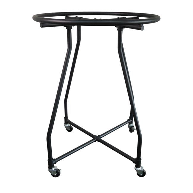 AMKO 36 in. Pipeline Round Rack, Matte Black - Walmart.com