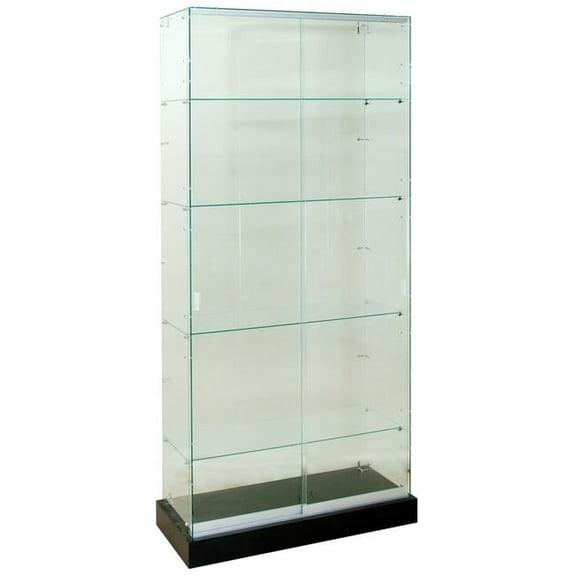 AMKO FTC36 36 x 72 in. Frameless Showcase