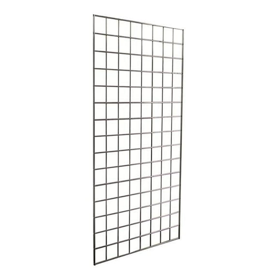 AMKO GP24 2 x 4 ft. Gridwall Panels, Chrome