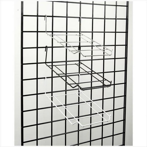 AMKO GPB-CAP-S 0.13 in. Wire Cap Display for Gridwall - Black