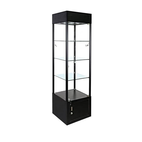 AMKO KDWA-001 Square Lighted Tower Showcase